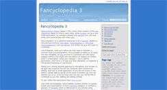 Desktop Screenshot of fancyclopedia.org